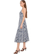 Racer Paneled Midi Dress