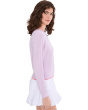 Picot Edge Crewneck Sweater
