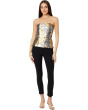 Camilo Strapless Floral Jacquard Top