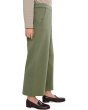 Garment Dyed Terry Wide Ankle Pants