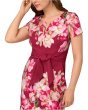 Tie Front Stretch Twill Dress