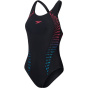 SPEEDO Женский купальник ALV PNL LNBK AF черный/фиолетовый