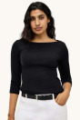 C&A Рубашка с длинным рукавом - Slim Fit - в рубчик 2258967 черный