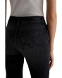 Mari Mid-Rise Slim Straight Crop Jeans in Elixir