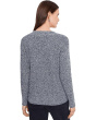 V-neck Shaker Stitch Sweater