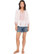 Peasant Blouse With Neck Tie
