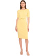 Mini Bow Front Sheath Dress