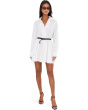 Super Oversized Boyfriend NK Shirt Flared Mini Dress