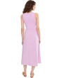 Mixed Media Scoop Neck Dress