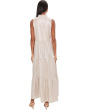 Sleeveless Tiered Ruffle Maxi with Smocked Waist