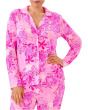 PJ Knit Long Sleeve Button-Up Top