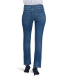 Marilyn Straight Faux Pearl Jeans in Lake Notre-Dame