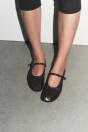 Zara КОЖАНАЯ БАЛЕРИНА С МЯГКИМ ЭФФЕКТОМ 502649586-700-35
