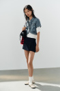 Zara КОЖАНЫЕ ПЛОСКИЕ МОКАСИНЫ СО СБОРКАМИ 580391098-724-35