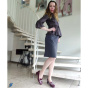 ALBA MODA Платье-футляр, серое