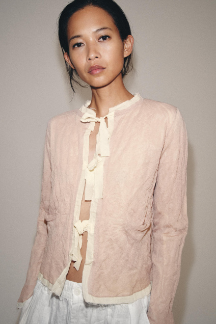 Zara КАРДИГАН С БАНТАМИ 505401112-046-2