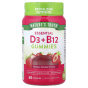 Natures Truth, Essential D3 и B12, жевательные таблетки, со вкусом клубники, 60 жевательных таблеток