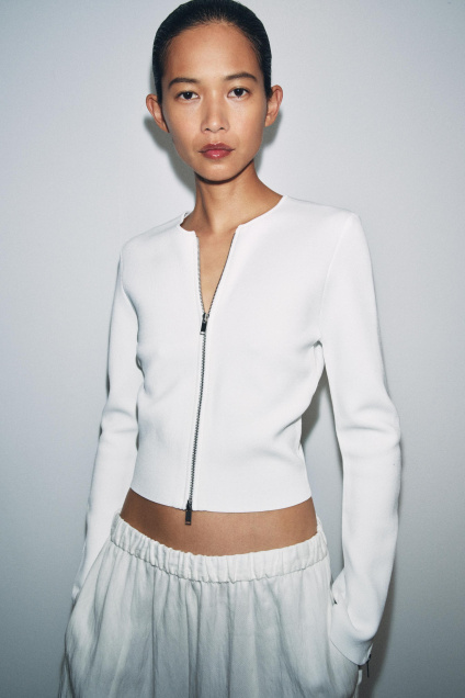 Zara КАРДИГАН НА МОЛНИИ 525244181-250-1