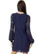 Alyna Long Sleeve Eyelet Dress