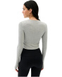 Louise Rib Long Sleeve Crop