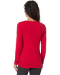 Long Sleeve Twisted Scoop Neck Tee