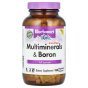 Bluebonnet Nutrition, Мультиминералы с бором, без железа, 180 растительных капсул