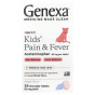 Genexa, Kids Pain & Fever, Ages 2-11, Grape, 80 мг, 24 жевательные таблетки