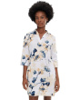 Tommy Bahama Женское платье-сорочка Beleza Blossom с рукавом 3/4