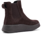 F-Mode Stitch Warm Suede Chelsea Boots