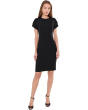 Tulip Sleeve Solid Sheath