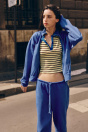 Zara ХЛОПЧАТОБУМАЖНАЯ КУРТКА С ЯРКОЙ ЗАСТЕЖКОЙ-молнией
