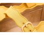 Delicato Wave-Edge Canvas Mary Janes