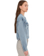 Collarless Shrunken 90s Trucker