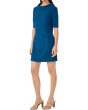 Drape Neck Straight Fit Dress