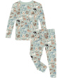 Kickee Pants Kids Пижамный комплект с длинными рукавами и принтом (для малышей / Маленьких детей / больших детей)