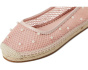 Pearl Fishnet Espadrille Ballet Flat