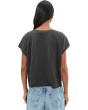 Short Dolman Sleeve Step Hem Tee