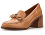Deco Bow Patent Leather Heeled Loafers