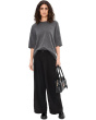 30" High-Rise Pleated Wide Leg Trousers