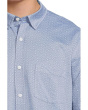 Short Sleeve XC Flex Birdseye Geo Print Button Front Shirt