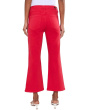 Hannah Mid-Rise Cropped Flare Jeans with Slit Hem 25.5in Inseam
