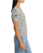 Petite Spacedye Tuck Stitch Sweater Tee