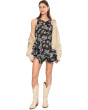 Raven Printed Mini Dress
