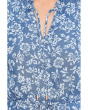 Bahia Blooms Short Sleeve Short Dress