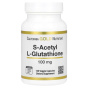 California Gold Nutrition, S-ацетил-L-глутатион, 100 мг, 120 растительных капсул
