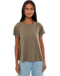 Organic Cotton Slubby Jersey Crew Neck Top