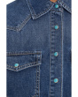 Western Slim Denim Shirt
