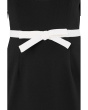 Contrast Bow Sheath Dress