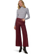 The Mia Wide Leg Ankle Coated