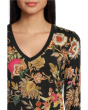 The Janie Favorite V-neck Flute Sleeve Tee- Lowri